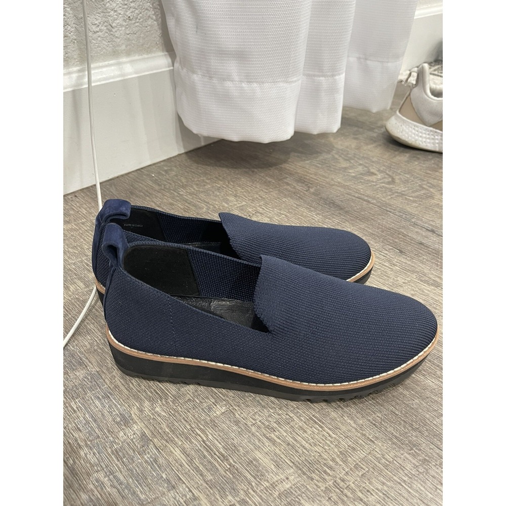 eileen fisher stretch Slip On Shoes Size 5 Lindy. Lightweight minimalistic Navy